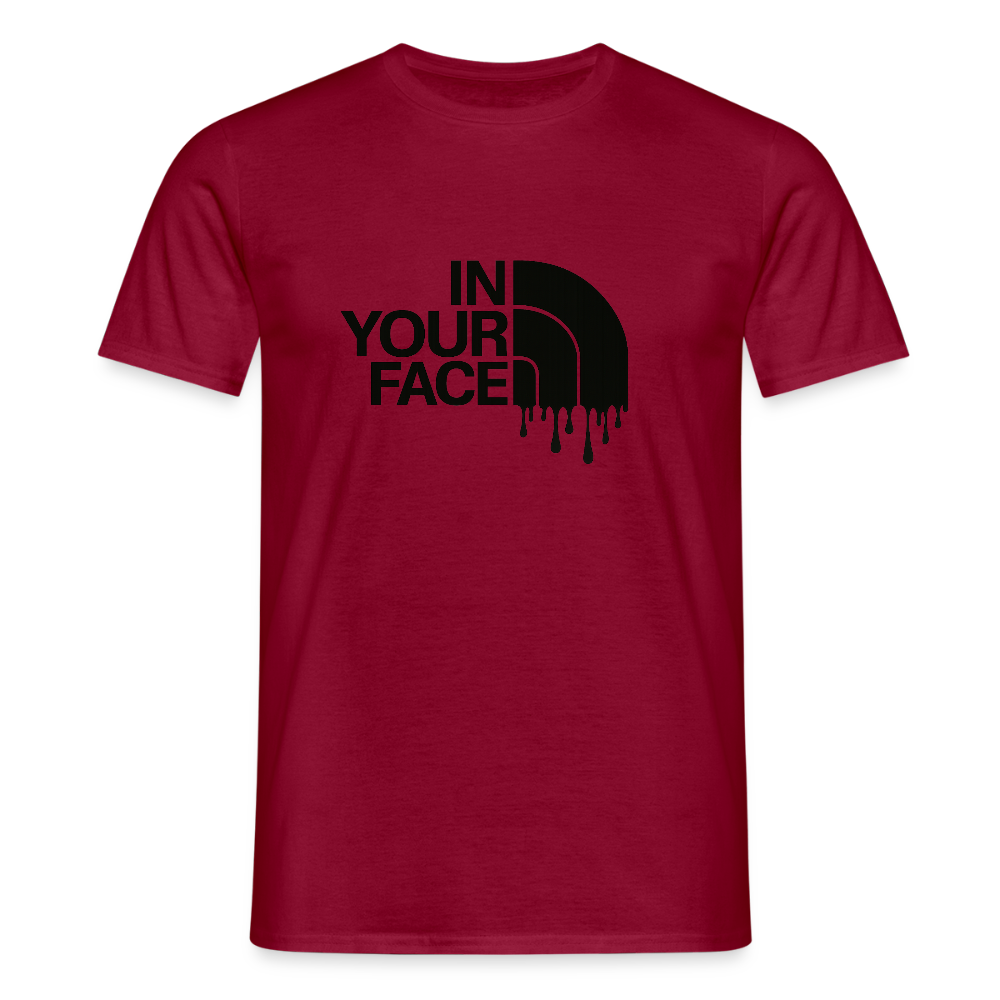 T-shirt Homme - rouge brique