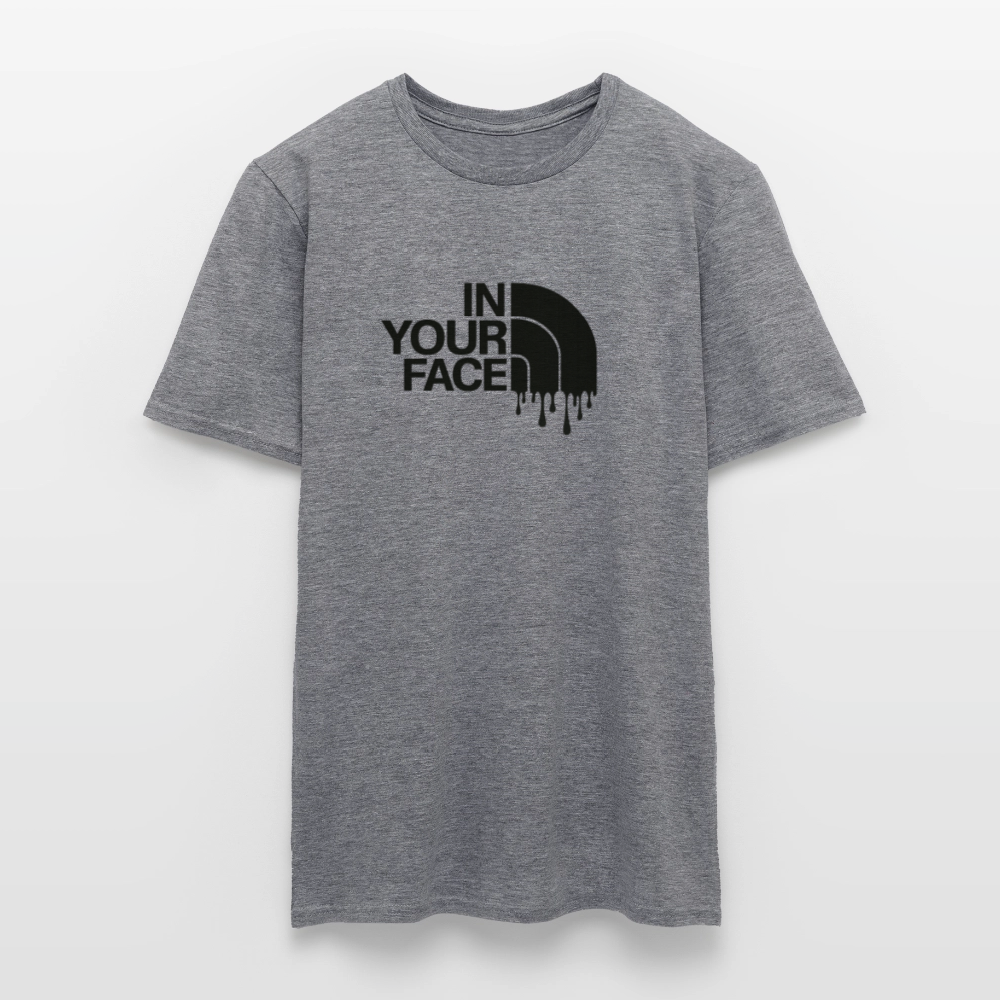 T-shirt Homme - graphite chiné