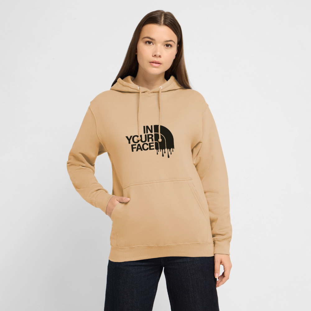 Sweat-shirt à capuche unisexe - pêche