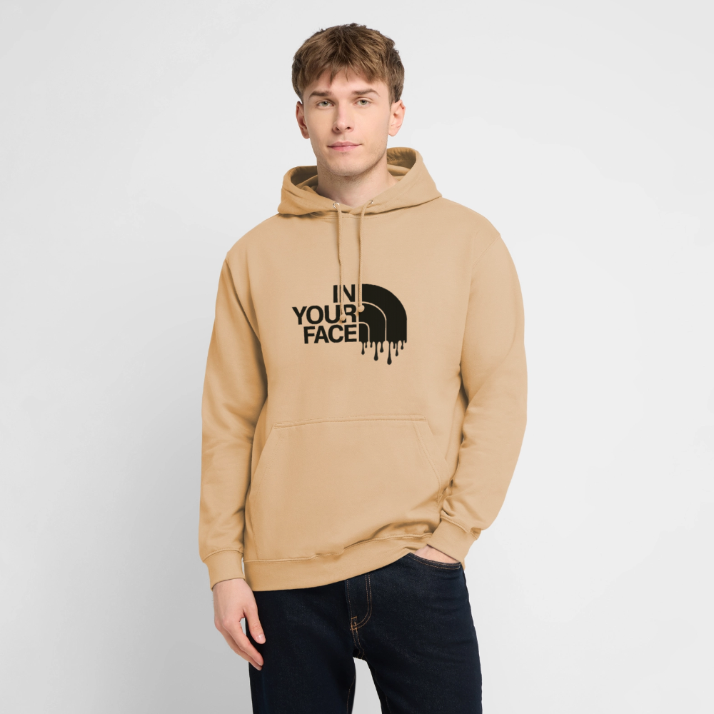 Sweat-shirt à capuche unisexe - pêche