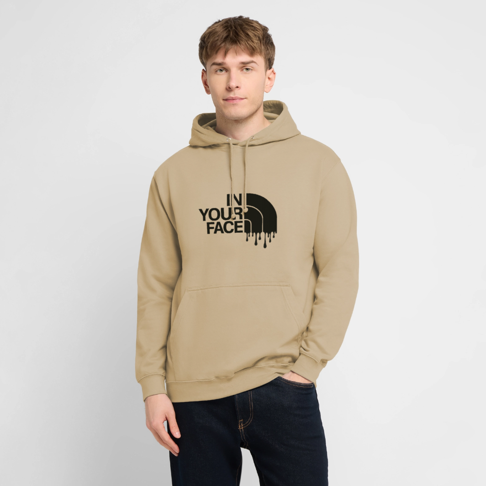 Sweat-shirt à capuche unisexe - beige