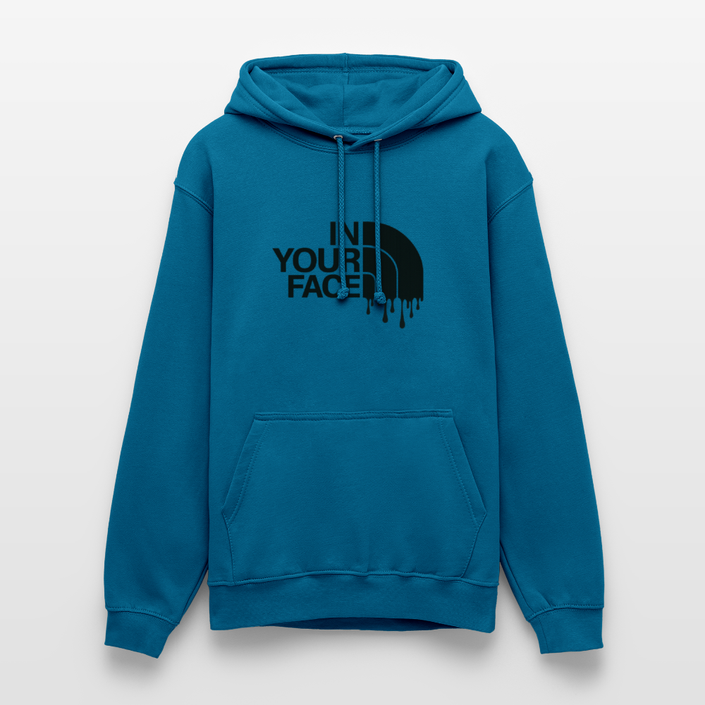 Sweat-shirt à capuche unisexe - bleu profond 