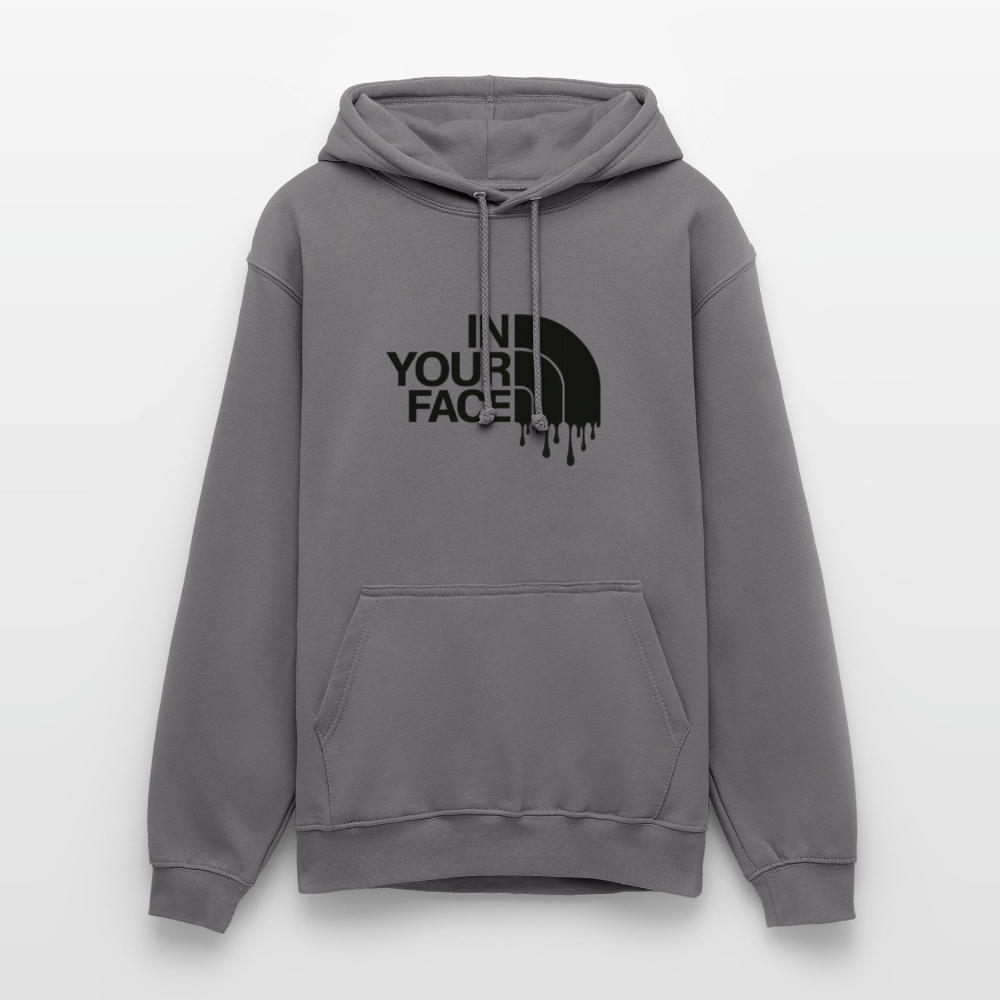 Sweat-shirt à capuche unisexe - gris éléphant