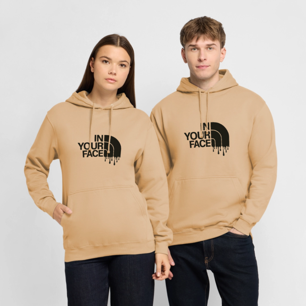 Sweat-shirt à capuche unisexe - pêche