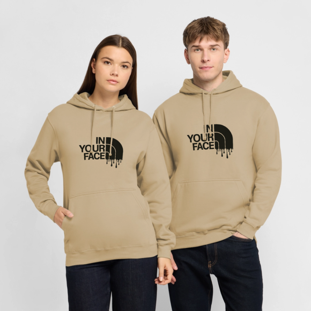 Sweat-shirt à capuche unisexe - beige