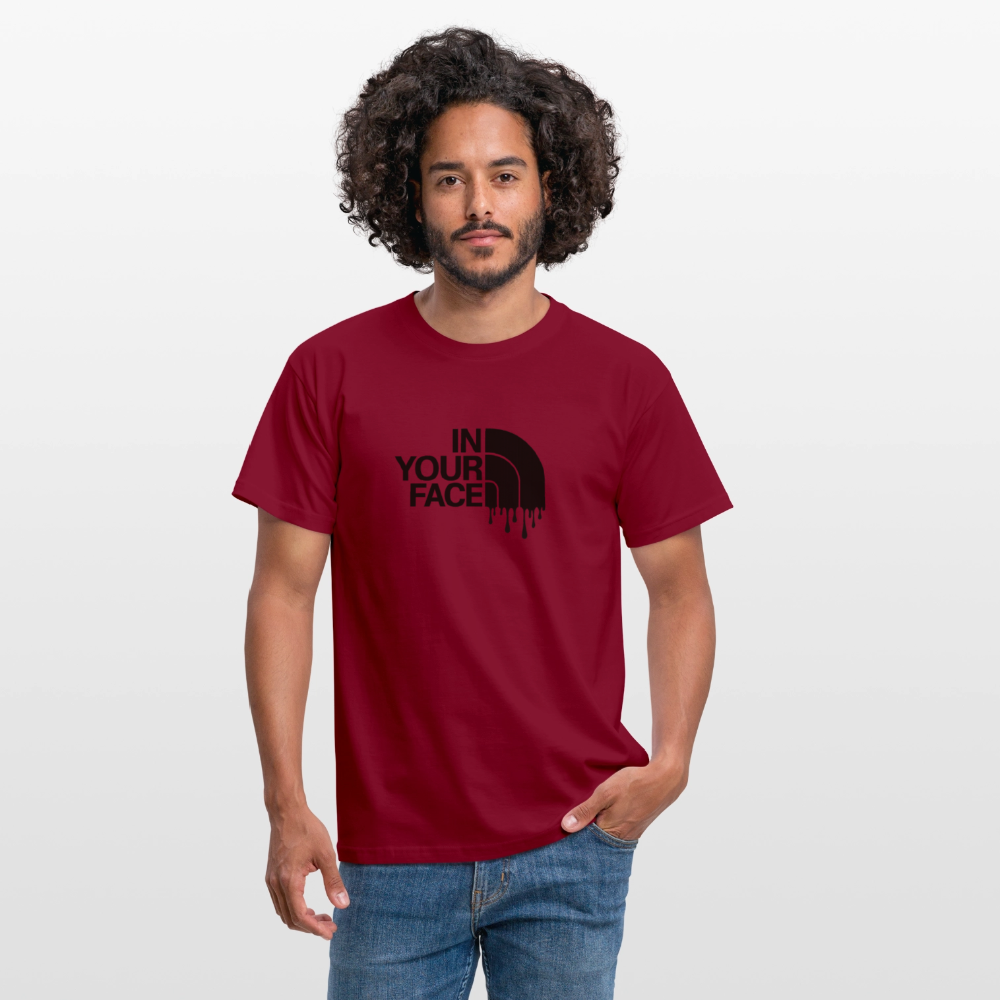 T-shirt Homme - rouge brique