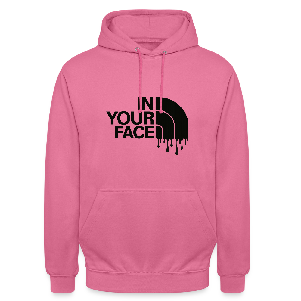 Sweat-shirt à capuche unisexe - rose